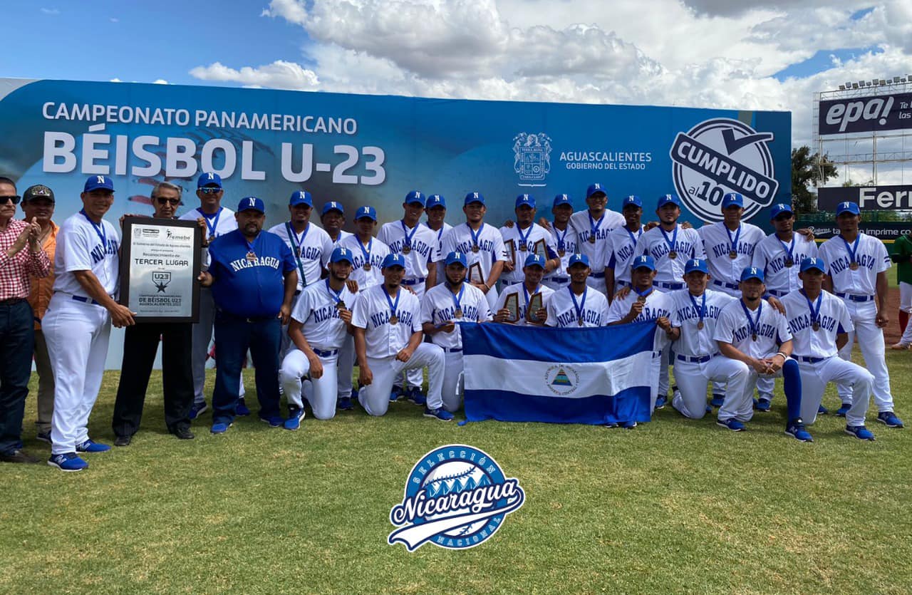 Nicaragua, tercer lugar en el Premundial U23 de béisbol