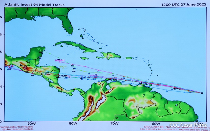 Caribe norte y sur, se prepara ante amenza del disturbio tropical