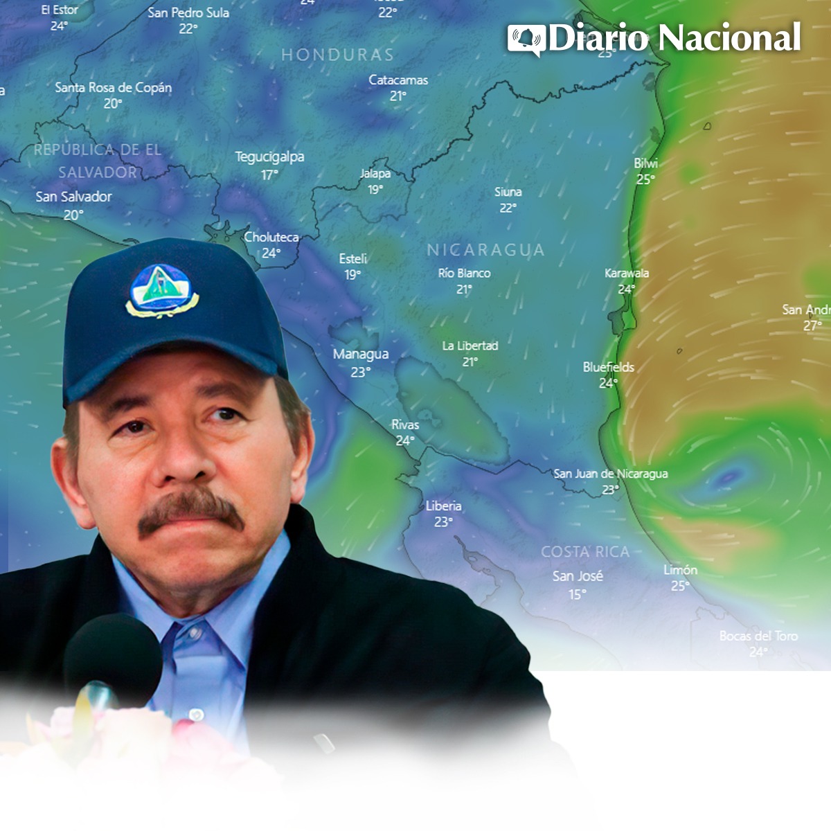 Gobierno de Nicaragua se pronuncia ante la emergencia de la Tormenta Tropical Bonnie