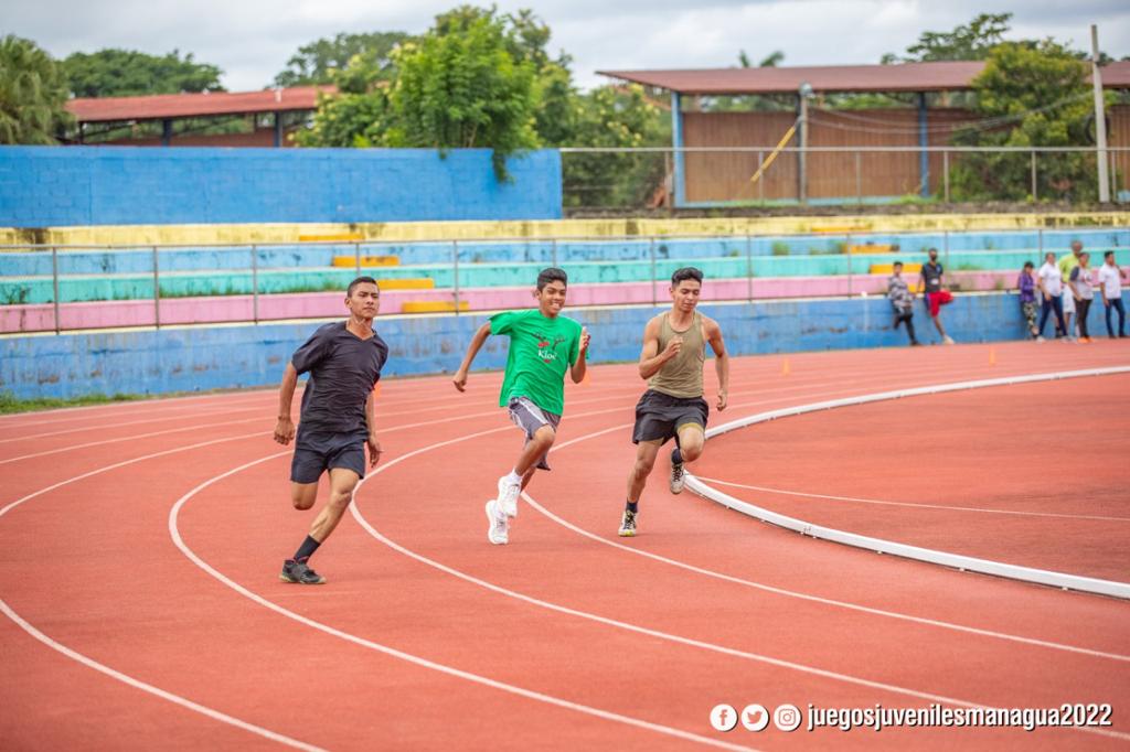 Juegos juveniles Managua 2022 realiza Primera Competencia de Atletismo