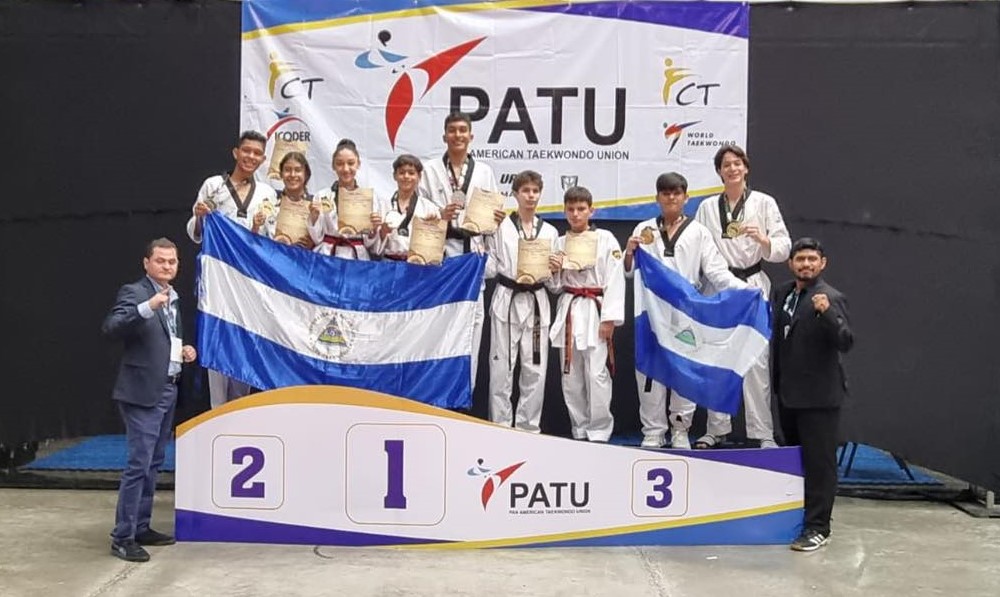 Nicaragua cumple con su participación en torneo internacional de Taekwondo