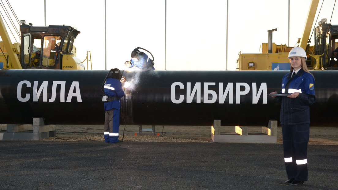 Gazprom aumenta las exportaciones de gas a China por el gasoducto Fuerza de Siberia en un 60,9 %
