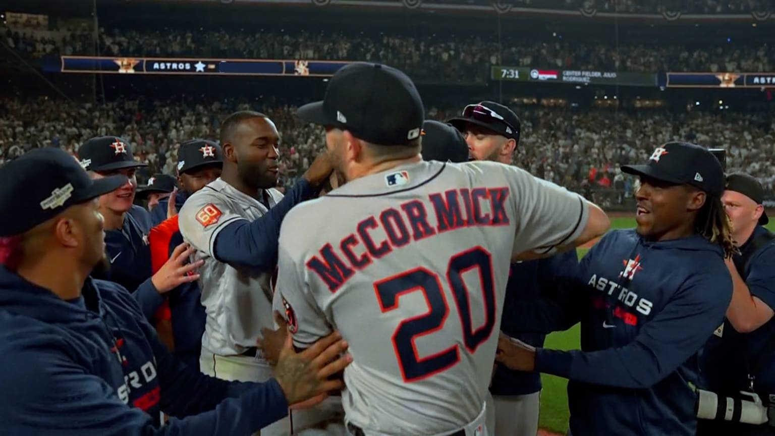 Liga Americana: Astros ganan el primero de la serie ante los Yankees
