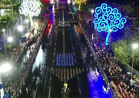 Policía Nacional sigue conmemorando su 43 Aniversario con  un desfile