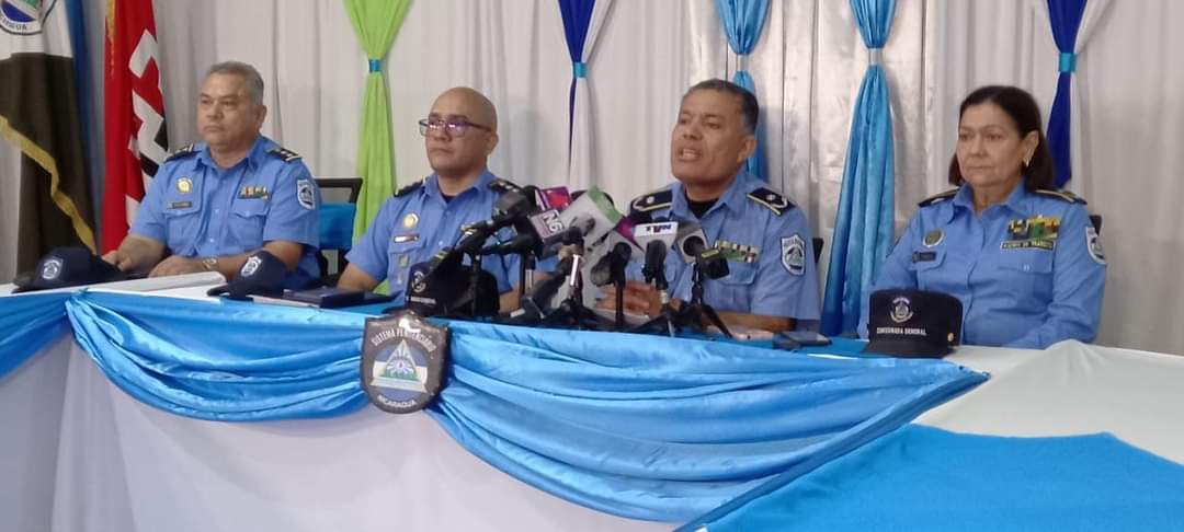 Policía Nacional Presentan a los autores del asesinato de agentes de Matagalpa y Rio San Juan