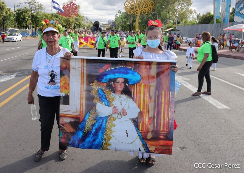 Exhibición de los Santos Patronos Representativos de Nicaragua