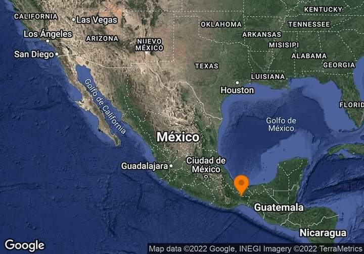 México registró un Sismo de magnitud 6