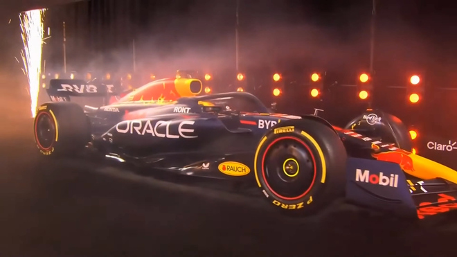 Red Bull presenta su nuevo auto para la Fórmula 1