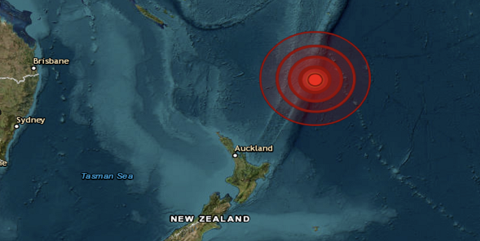 Terremoto sacudió a una parte de Oceanía