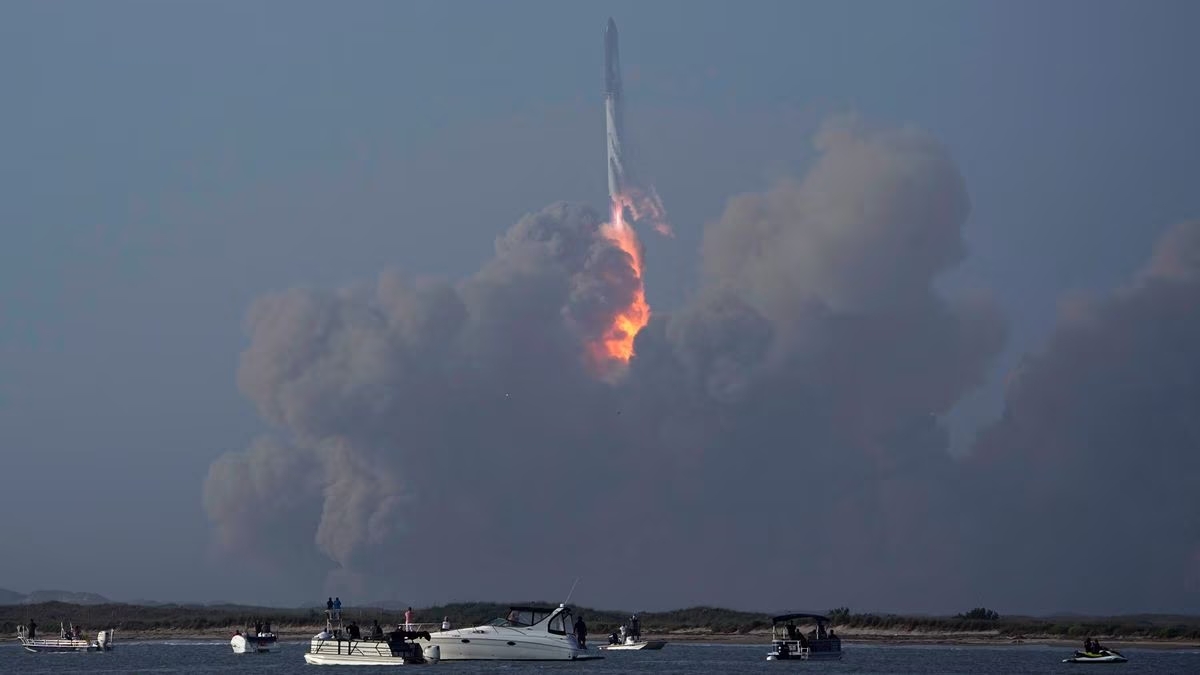 El “Starship” de Musk explota poco después de su lanzamiento
