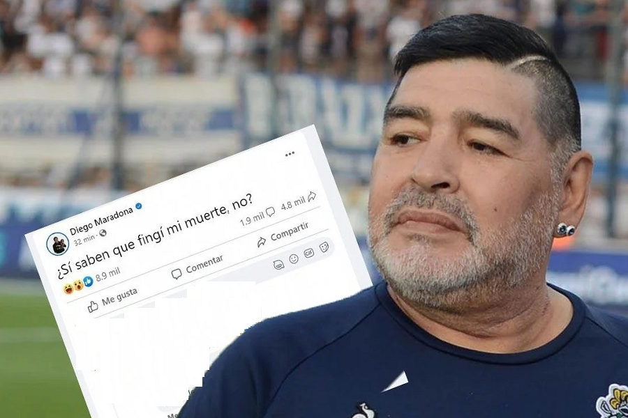 Familia de Maradona molesta con el hackeo de su cuenta de facebook
