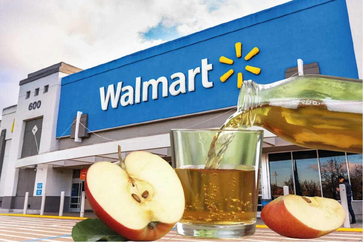 Walmart retira 10,000 cajas de jugo de manzana en EE.UU.