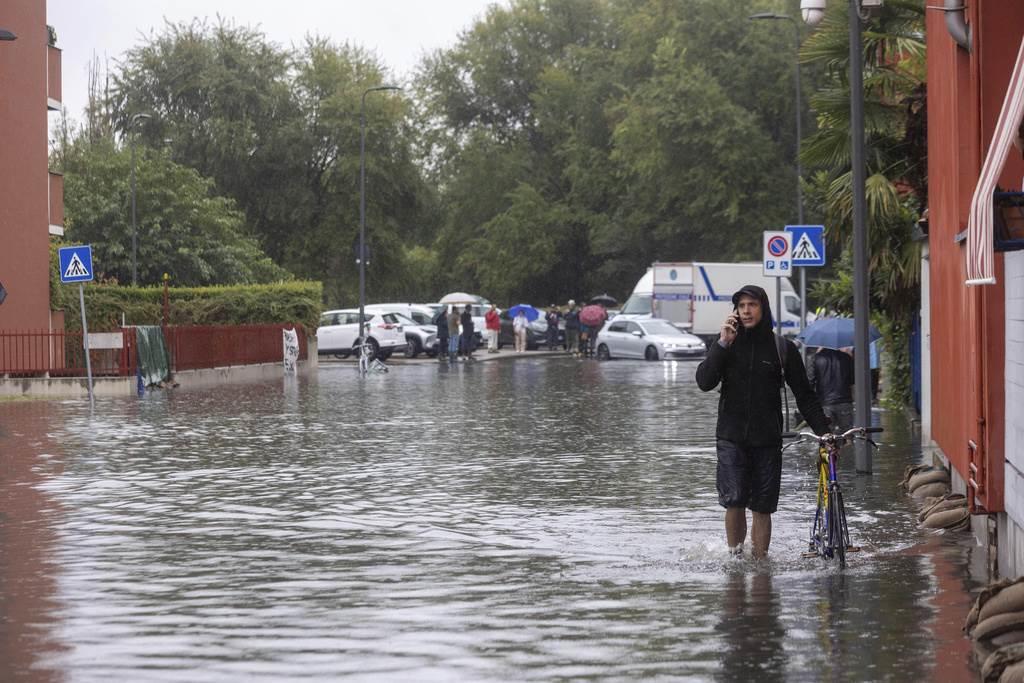 Tormenta en el norte de Italia deja un desaparecido y severos daños materiales