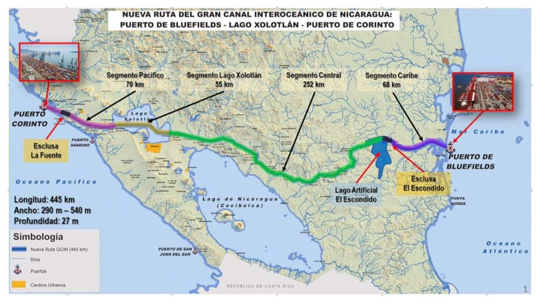 Nicaragua iniciará la construcción del nuevo canal interoceánico en 2025